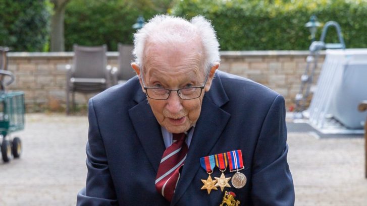 Coronavirus: War veteran, 99, wanted to raise £1,000 for NHS – he’s currently on £8m